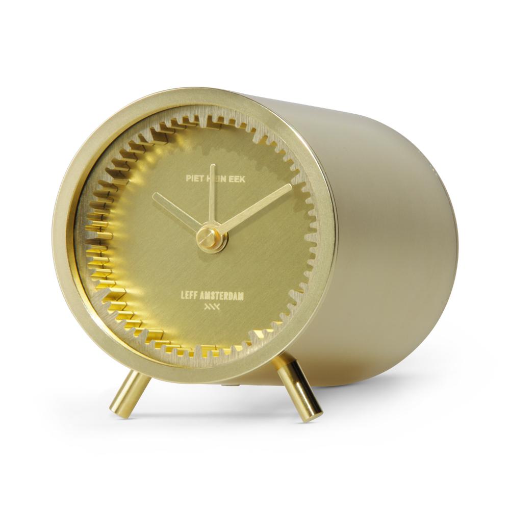 Leff Amsterdam LT70022 Tube Alarm Clock Brass